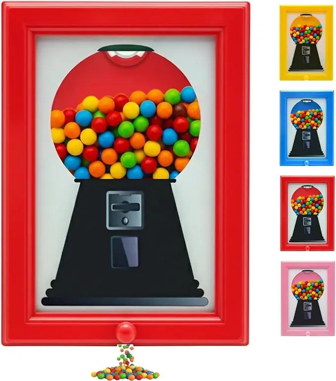 Candy Frame – Een kleurrijk interieurdetail met een speelse retro-uitstraling