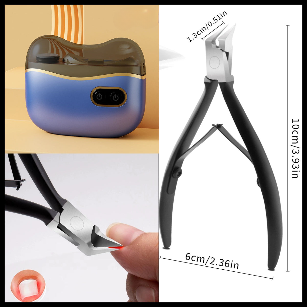 2-in-1 Elektrische Nagelknipper