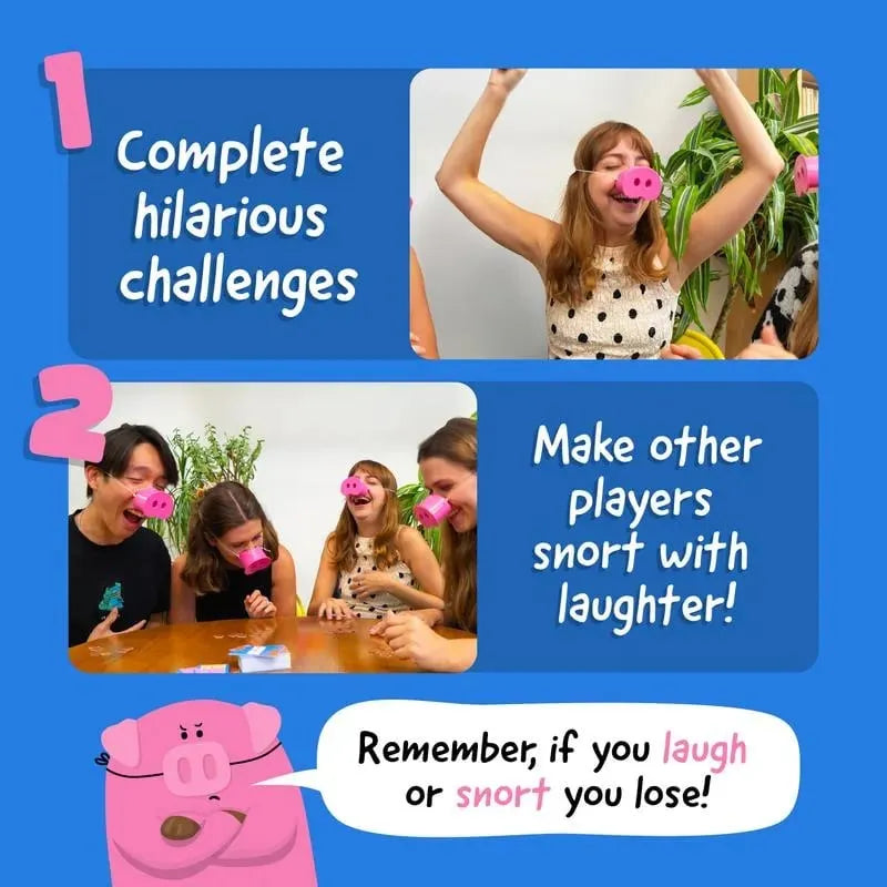 Pigsniff – Het spel waar lachen verboden is