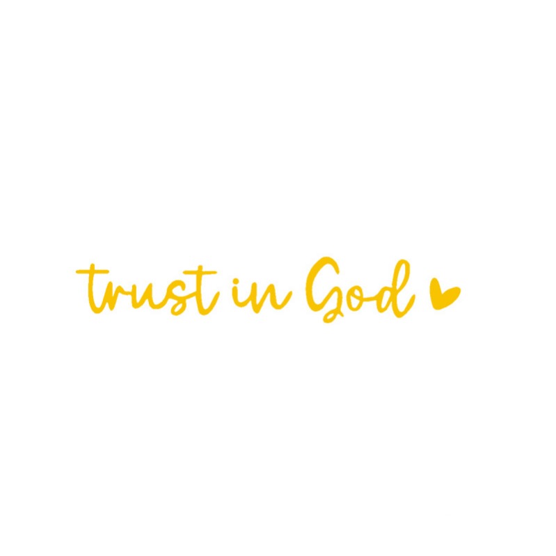 Trust in God Stickers