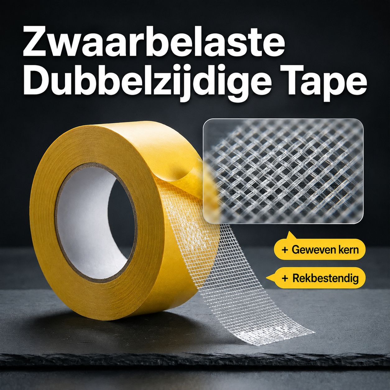 GripFix™ dubbelzijdig plakband