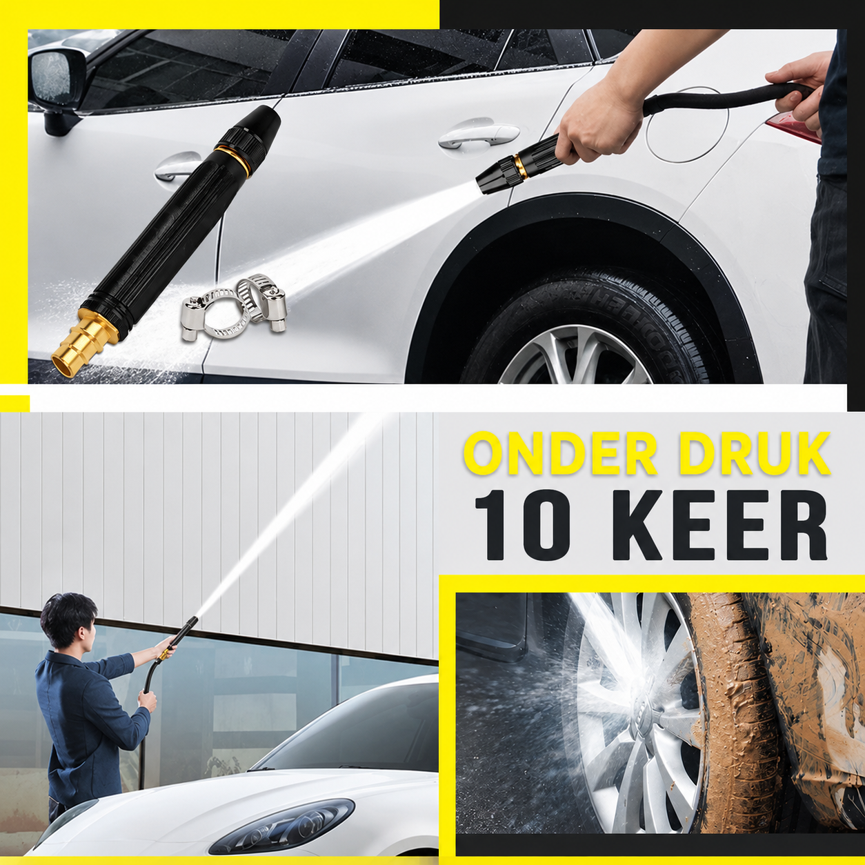 Verbeterde Autowas Drukreiniger