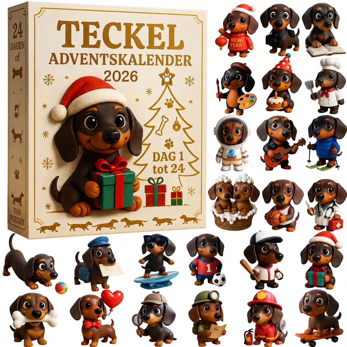 Dachshund Adventkalender