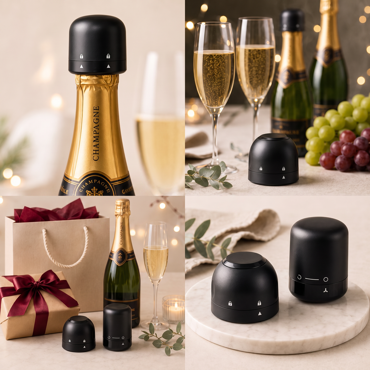 Flessenstopper voor Wijn en Champagne