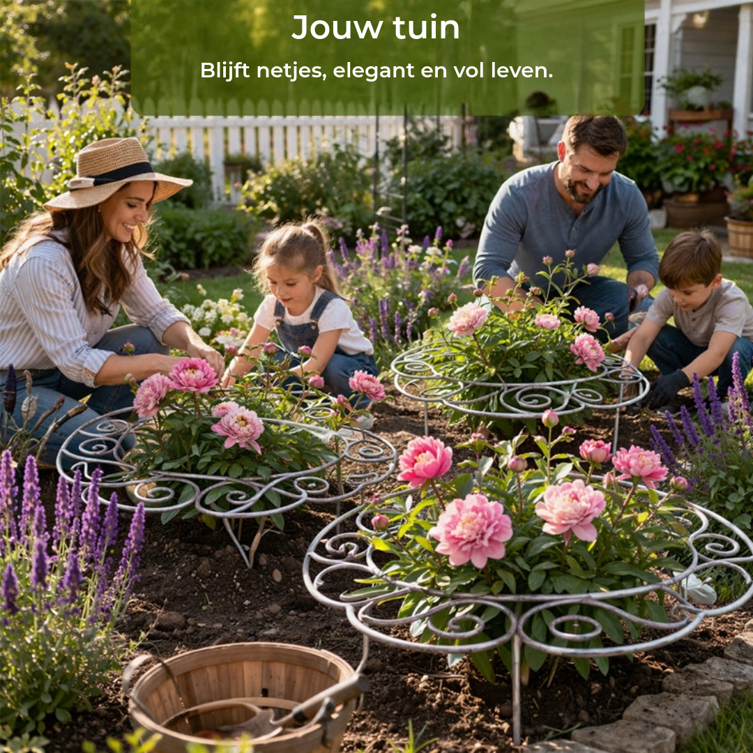 Plantensteun – Want mooie bloemen hebben zachte ondersteuning nodig