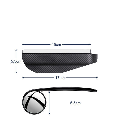 Multifunctionele Regenwenkbrauw voor Autospiegels