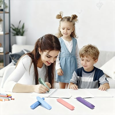 Dubbelzijdige Kleefrollers (4 Stuks)