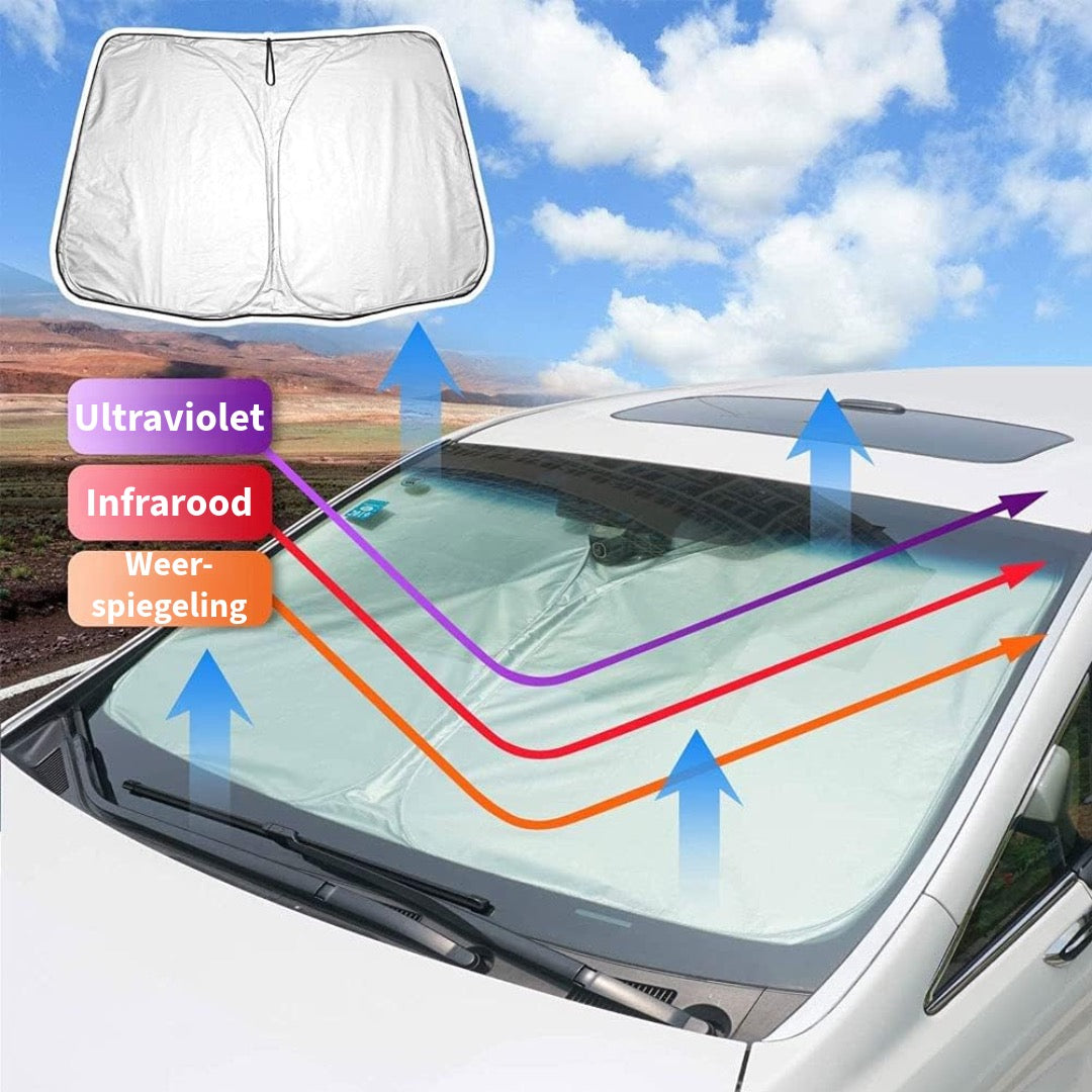 Opvouwbaar Zonnescherm met Auto Logo