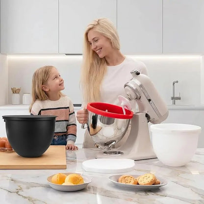 MixSave – Siliconen inzetstukken met deksels voor KitchenAid (5 Liter)