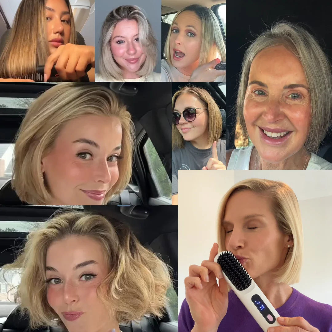 De EERSTE intelligente stylingborstel voor kort haar