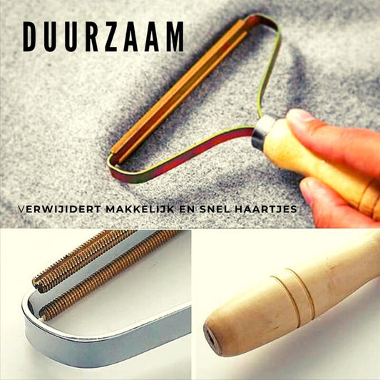 Houten Pluisverwijderaar | Kopere Kop [1+1 GRATIS]