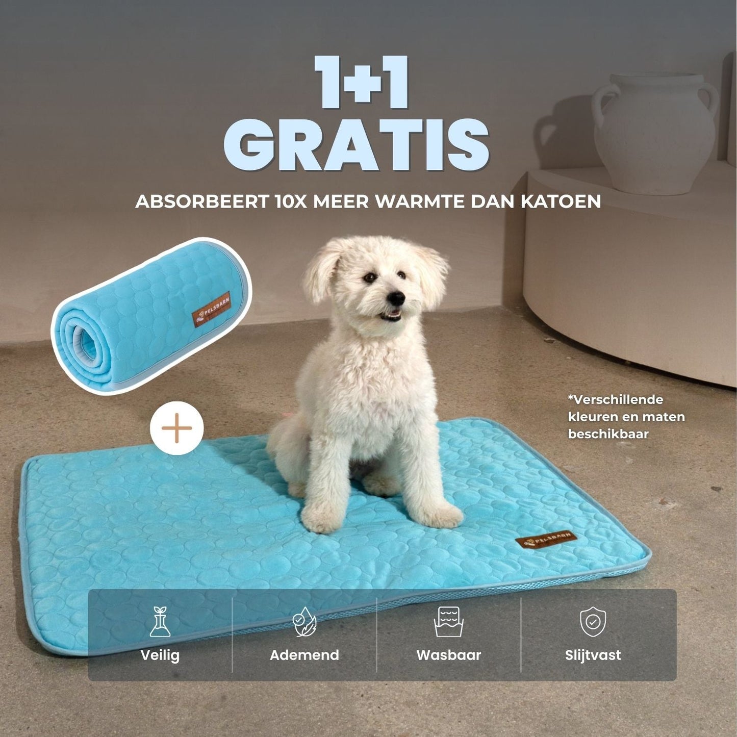 ArcticCloud® - verkoelende hondenmat (1+1 GRATIS)