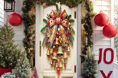 Kerstklokken Deur Cover