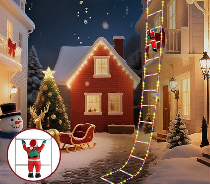 Kerstman LED Ladder