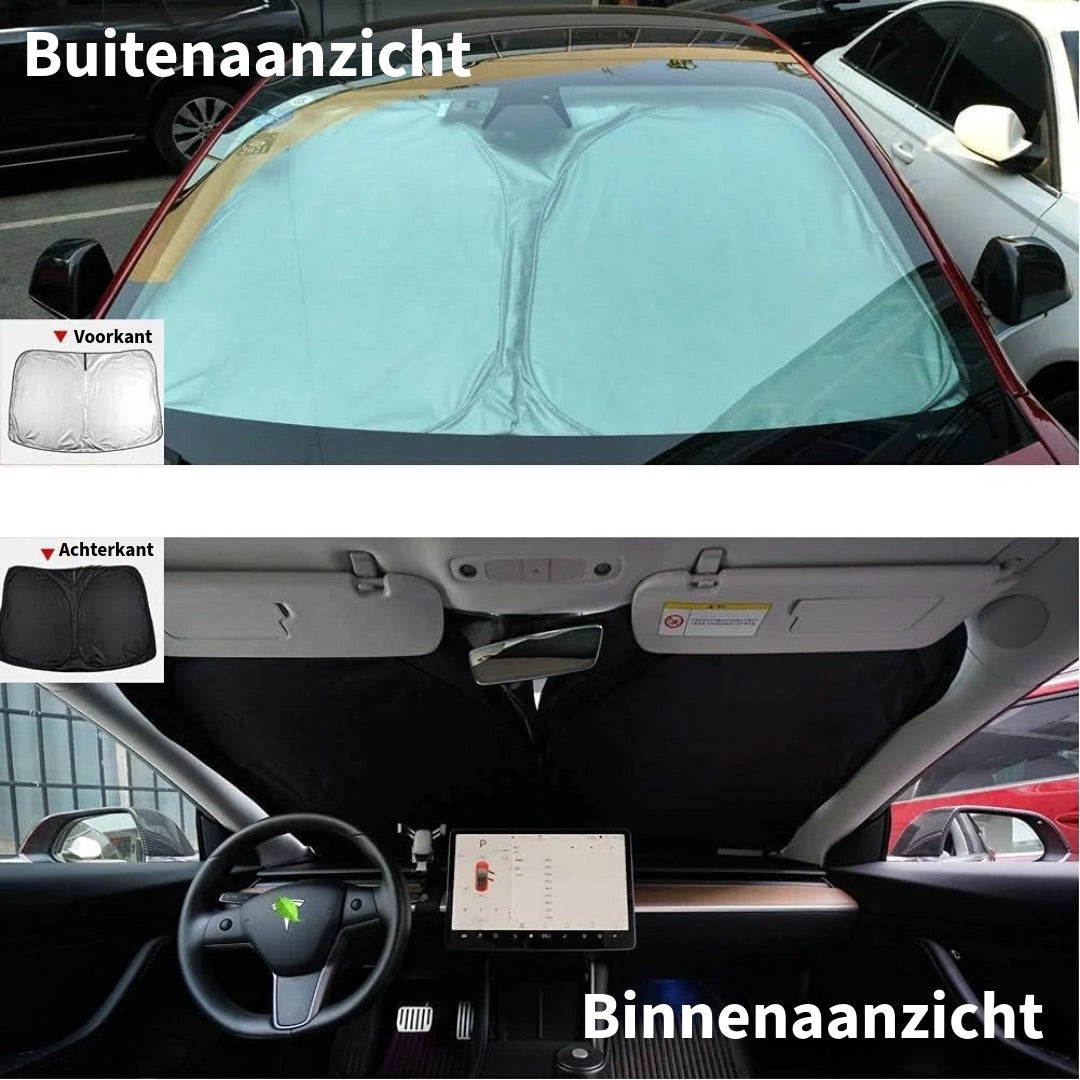 Opvouwbaar Zonnescherm met Auto Logo