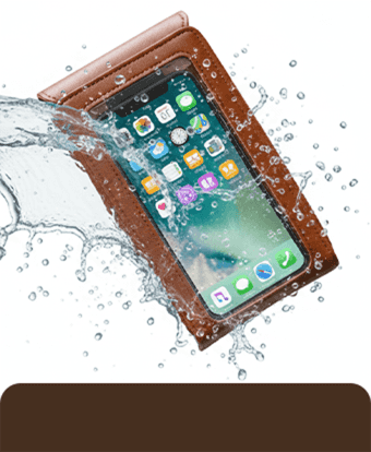 Schoudertas met touchscreen en antidiefstalbeveiliging