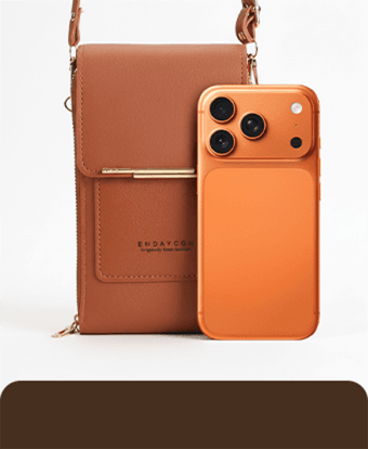 Schoudertas met touchscreen en antidiefstalbeveiliging