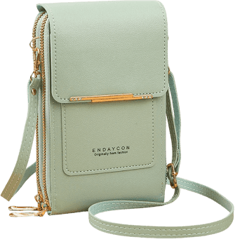 Schoudertas met touchscreen en antidiefstalbeveiliging