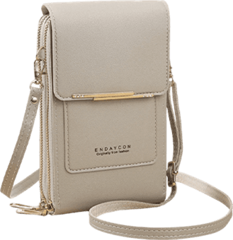 Schoudertas met touchscreen en antidiefstalbeveiliging