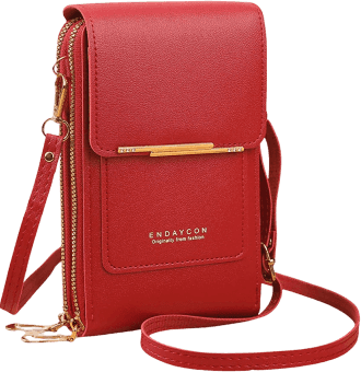 Schoudertas met touchscreen en antidiefstalbeveiliging