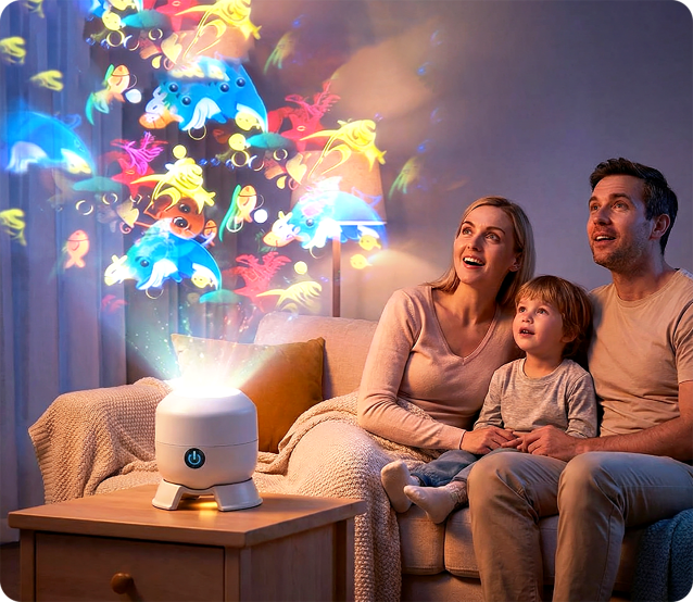 Dynamisch Roterende LED Projector