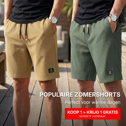 Korte broek heren | Comfortabele zomer short met elastische taille