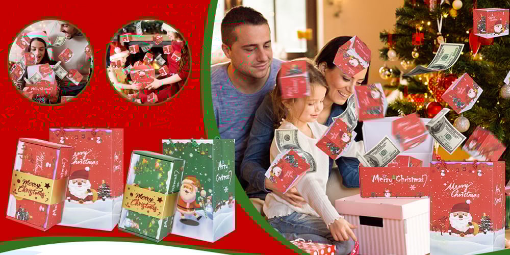 Explosieve Kerst Geschenkdoos