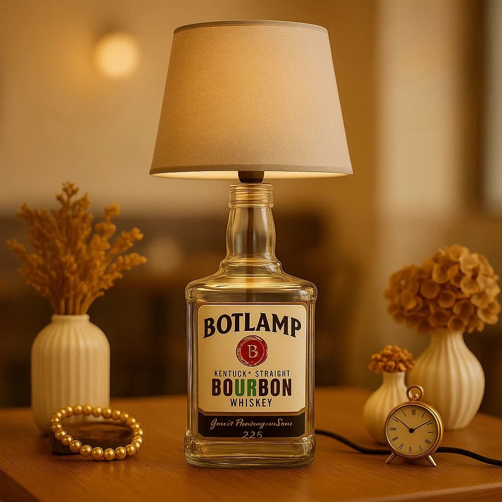 Draadloze Flessenlamp