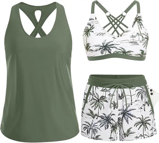 Actieve zomer tankini