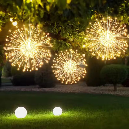Zonnevuurwerkgloed – Magische lichtbollen op zonne-energie voor terras en tuin