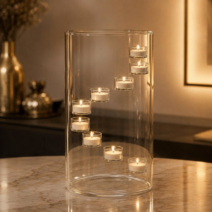 Aura Glass – Kaarsenlantaarn voor drijvende theelichtjes
