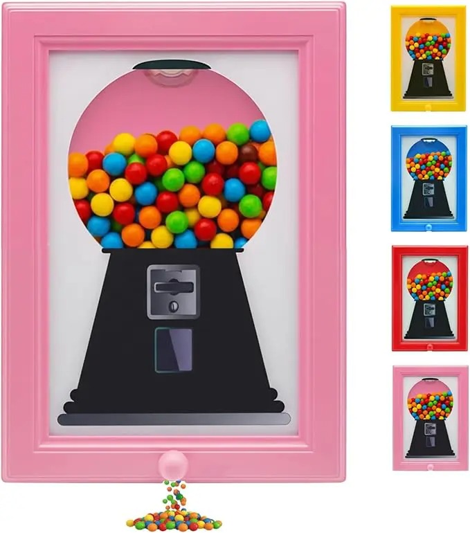 Candy Frame – Een kleurrijk interieurdetail met een speelse retro-uitstraling