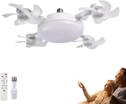 BreezeFlow - Plafondventilator met LED-verlichting en afstandsbediening