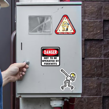 FunnyStickers: Grappige Waterdichte Stickers Pakket