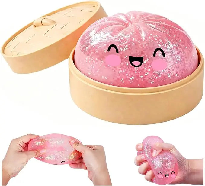Glitter Dumpling Squishy – de schattigste stressbal van dit moment