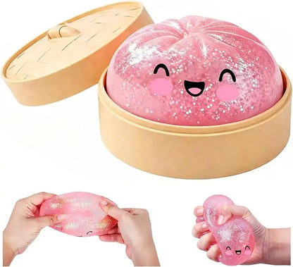 Glitter Dumpling Squishy – de schattigste stressbal van dit moment