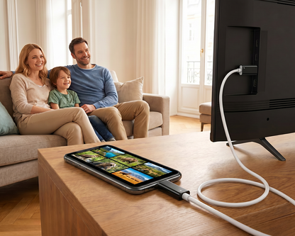 USB-C naar HDMI-adapterkabel – Stream, speel en laad tegelijkertijd op – Voor Switch, mobiel en tablet