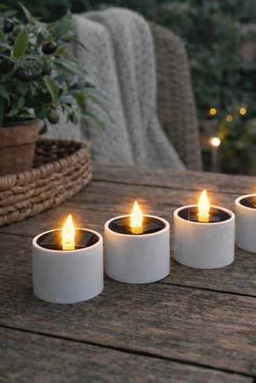 Solar Theelichtjes Set (4 Stuks)