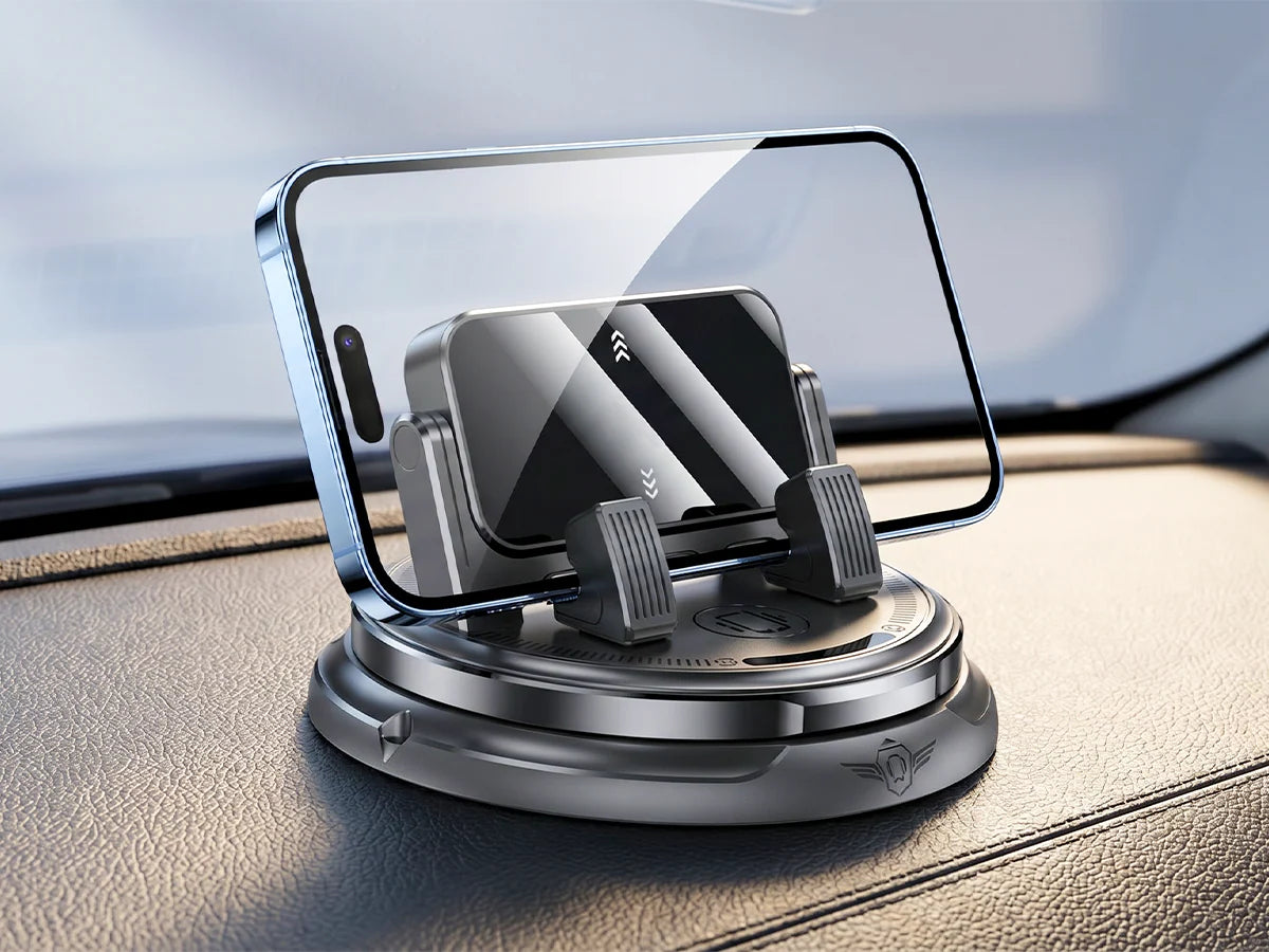 Draaibare dashboard telefoonhouder