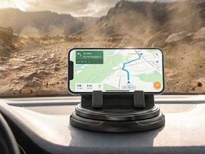 Draaibare dashboard telefoonhouder