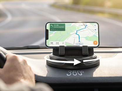Draaibare dashboard telefoonhouder