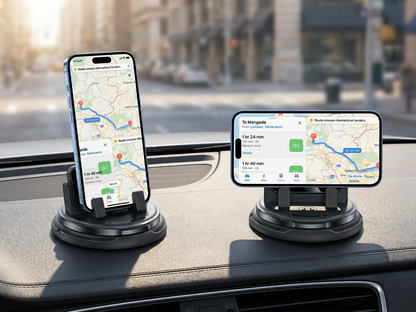 Draaibare dashboard telefoonhouder