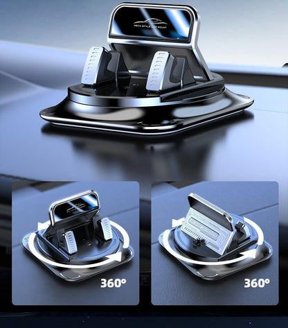 Autotelefoonhouder – 360° draaibaar, verstelbare kijkhoek, antisliphouder voor alle mobiele telefoons