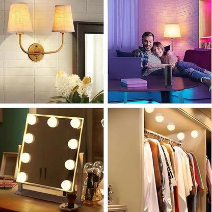 Oplaadbare draadloze LED-lamp met afstandsbediening – 15 kleuren en dimmer