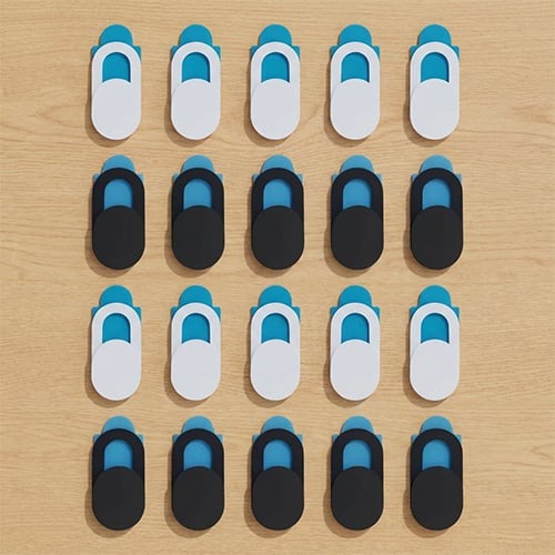 Schuifregelaar voor webcamcover