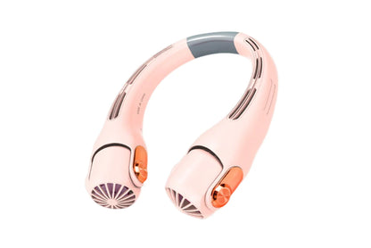 Draagbare nekventilator - Directe koeling in 3 sec, 360° draaibare kop, 3 snelheden