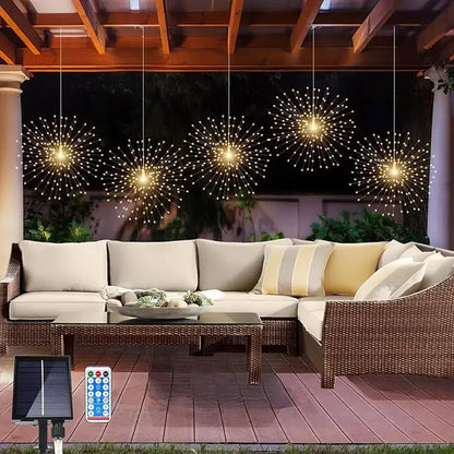 Zonnevuurwerkgloed – Magische lichtbollen op zonne-energie voor terras en tuin