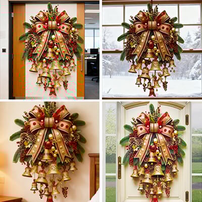 Kerstklokken Deur Cover