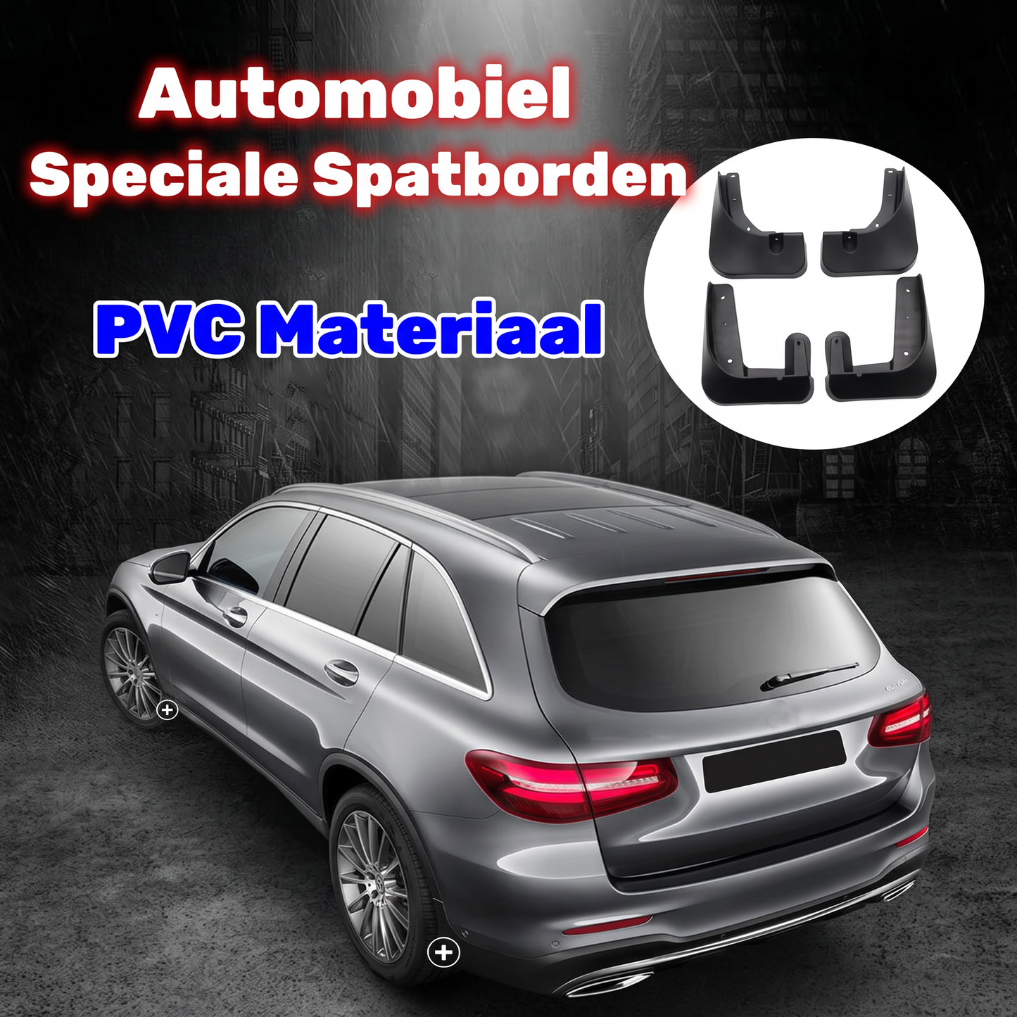 Auto Logo Spatborden - 4 Stuks