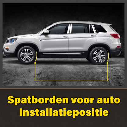 Auto Logo Spatborden - 4 Stuks